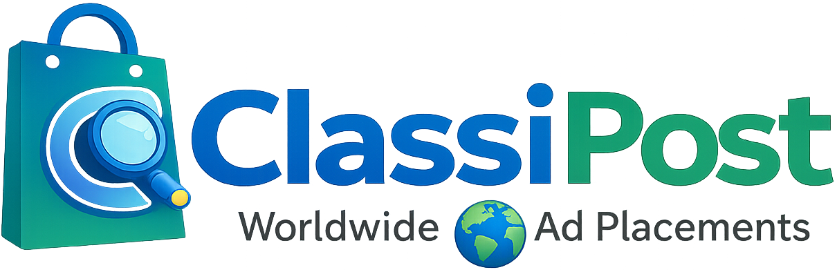 ClassiPost | Post Free Classified Ads Worldwide.